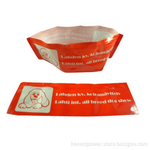 Flexible Pet Bowl with Gravure Printing, Waterproof, Customized Sizes and Colors Accepted